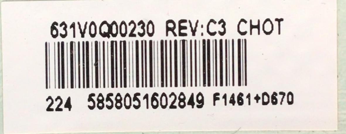 KIT DE TARJETAS PARA TV TOSHIBA / MAIN 691V0Q00230 / 631V0Q00230 / VTV-L55736 / T-CON E3CCBB5000110T / E3CCBB500011 / CV500U2-T01-CB-1 / FUENTE 1T920000800 / FSP146-2FS01 / 02-1T920000800-DSPIL / PANEL K500WDCRA / MODELO 50LF621U21 - Imagen 5